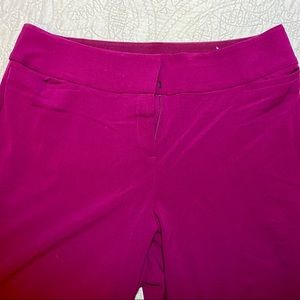 Magenta Lane Bryant wide leg pants